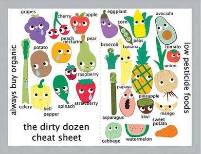 Dirty Dozen cheat sheet from EWG.org